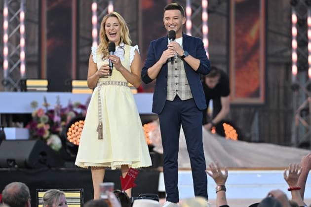 14.06.2025 - Bad Kleinkirchheim St. Oswald am Hoferriegel in Österreich (AUT) - Wenn die Musi spielt Open Air 2025 - Stefanie Hertel und Marco Ventre,