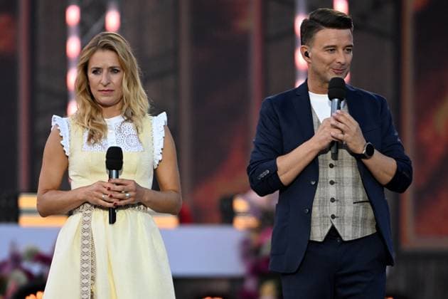 14.06.2025 - Bad Kleinkirchheim St. Oswald am Hoferriegel in Österreich (AUT) - Wenn die Musi spielt Open Air 2025 - Stefanie Hertel und Marco Ventre,
