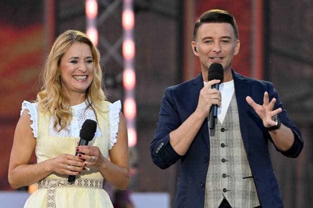 14.06.2025 - Bad Kleinkirchheim St. Oswald am Hoferriegel in Österreich (AUT) - Wenn die Musi spielt Open Air 2025 - Stefanie Hertel und Marco Ventre,