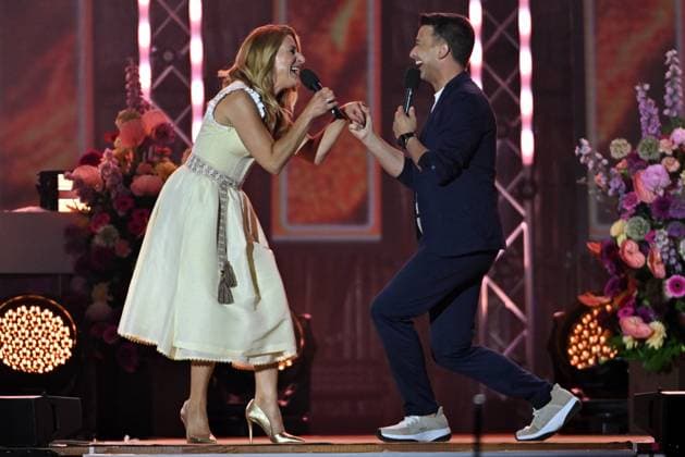 14.06.2025 - Bad Kleinkirchheim St. Oswald am Hoferriegel in Österreich (AUT) - Wenn die Musi spielt Open Air 2025 - Stefanie Hertel und Marco Ventre,