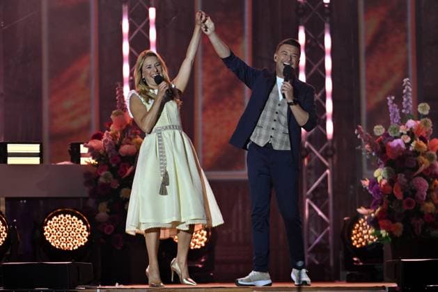 14.06.2025 - Bad Kleinkirchheim St. Oswald am Hoferriegel in Österreich (AUT) - Wenn die Musi spielt Open Air 2025 - Stefanie Hertel und Marco Ventre,