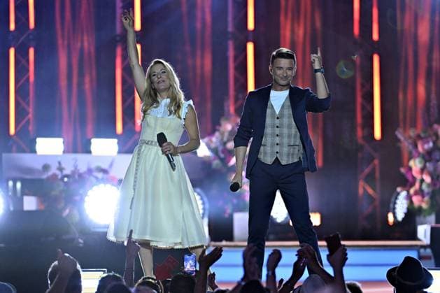 14.06.2025 - Bad Kleinkirchheim St. Oswald am Hoferriegel in Österreich (AUT) - Wenn die Musi spielt Open Air 2025 - Stefanie Hertel und Marco Ventre,