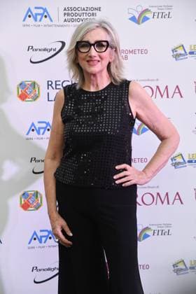 Rome, Via Veneto Golden Film Award 2025, In the photo: Lunetta Savino  Copyright: xVincenzoxLandix xipa-agency.netx xVincenzoxLandix IPA_Agency_IPA59070792