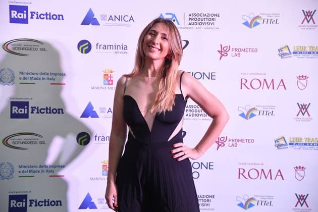 Rome, Via Veneto Golden Film Award 2025, In the photo: Roberta Ammendola  Copyright: xVincenzoxLandix xipa-agency.netx xVincenzoxLandix IPA_Agency_IPA59070589