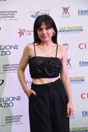 Rome, Via Veneto Golden Film Award 2025, In the photo: Claudia Tranchese  Copyright: xVincenzoxLandix xipa-agency.netx xVincenzoxLandix IPA_Agency_IPA59070760