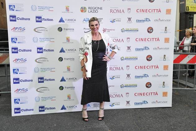 Rome, Via Veneto Golden Film Award 2025, In the photo: Nadia Rinaldi  Copyright: xVincenzoxLandix xipa-agency.netx xVincenzoxLandix IPA_Agency_IPA59070834