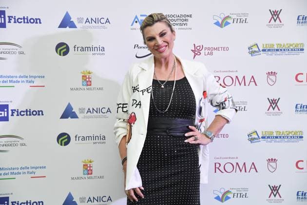 Rome, Via Veneto Golden Film Award 2025, In the photo: Nadia Rinaldi  Copyright: xVincenzoxLandix xipa-agency.netx xVincenzoxLandix IPA_Agency_IPA59070837
