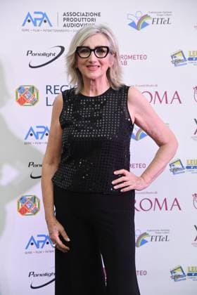 Rome, Italy: Rome, Via Veneto Golden Film Award 2025, In the photo: Lunetta Savino Rome Italy  - ZUMAp169 20250614_zea_p169_1603 Copyright: xVincenzoxLandix