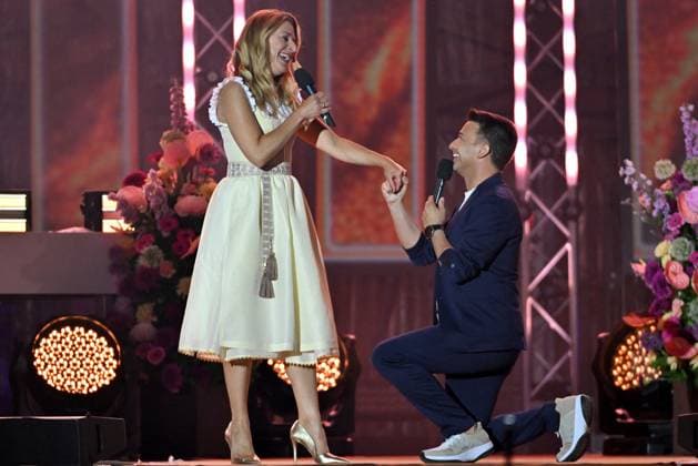 14.06.2025 - Bad Kleinkirchheim St. Oswald am Hoferriegel in Österreich (AUT) - Wenn die Musi spielt Open Air 2025 - Stefanie Hertel und Marco Ventre,