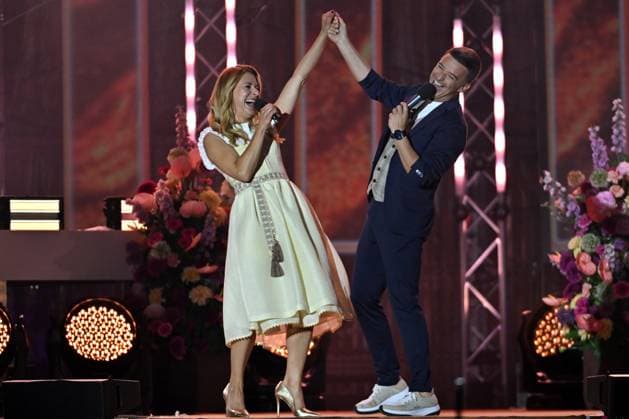 14.06.2025 - Bad Kleinkirchheim St. Oswald am Hoferriegel in Österreich (AUT) - Wenn die Musi spielt Open Air 2025 - Stefanie Hertel und Marco Ventre,