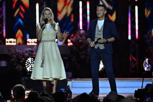 14.06.2025 - Bad Kleinkirchheim St. Oswald am Hoferriegel in Österreich (AUT) - Wenn die Musi spielt Open Air 2025 - Stefanie Hertel und Marco Ventre,