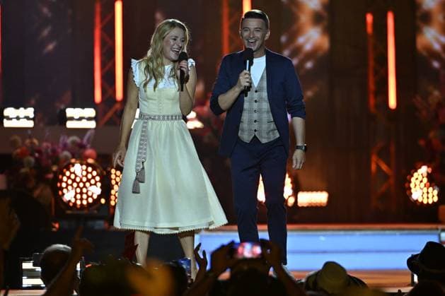 14.06.2025 - Bad Kleinkirchheim St. Oswald am Hoferriegel in Österreich (AUT) - Wenn die Musi spielt Open Air 2025 - Stefanie Hertel und Marco Ventre,