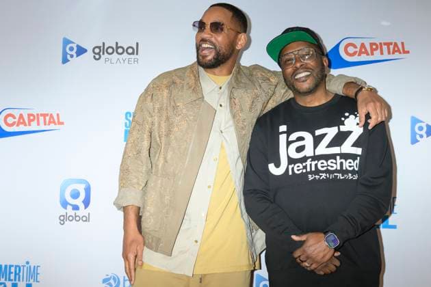 Will Smith and DJ Jazzy Jeff at the Capital s Summertime Ball at Wembley Stadium, 15th June 2025. Will Smith and DJ Jazzy Jeff at the Capital s Summertime Ball with Barclaycard at Wembley Stadium, 15th June 2025., Credit:Tina Korhonen Avalon London, Wembley Stadium  Copyright: xTinaxKorhonenx xAvalonx 1011244343