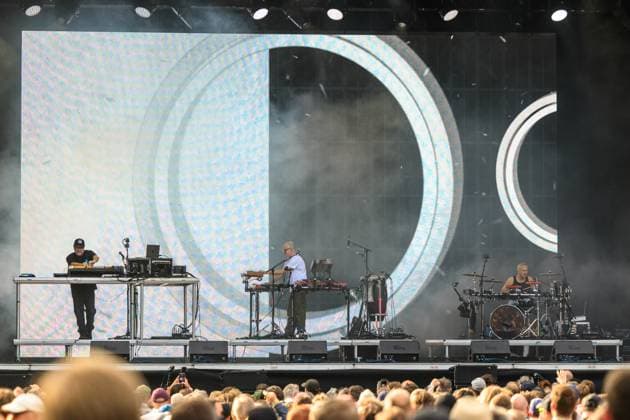 Leftfield live at Piknik i Parken 2025 Oslo, Norway. 14th, June 2025. The British electronic music group Leftfield performs a live concert during the Norwegian music festival Piknik i Parken 2025 in Oslo. Norway, Oslo  Copyright: xGonzalesxPhoto StianxS.xMollerx