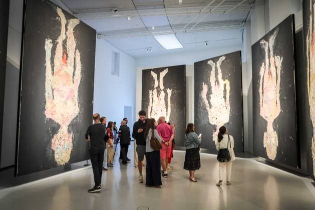 Paris, France le 15 juin 2025 - Georg Baselitz, renverser l art a la Bourse de Commerce - Georg Baselitz, overturning art on the Trade Exchange Bourse du Commerce Pinault Collection  Copyright: xSebastienxTOUBONx