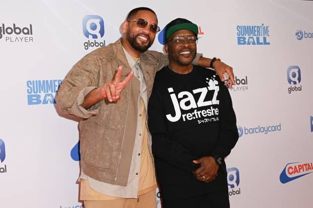 Will Smith and DJ Jazzy Jeff attends Capital™s Summertime Ball with Barclaycard at Wembley Stadiumin London, England. UK. Sunday 15th June 2025. Copyright: xJamesxWarrenx CAPITALS SUMMERTIME BALL 32