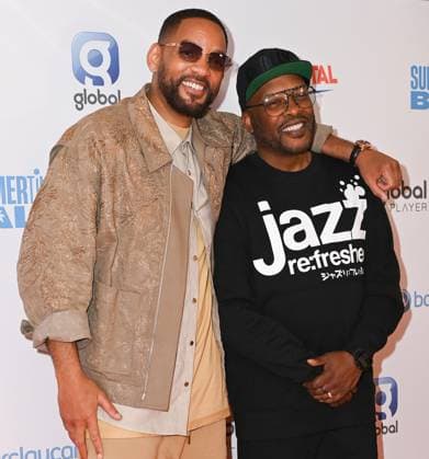 Will Smith and DJ Jazzy Jeff attends Capital™s Summertime Ball with Barclaycard at Wembley Stadiumin London, England. UK. Sunday 15th June 2025. Copyright: xJamesxWarrenx CAPITALS SUMMERTIME BALL 37