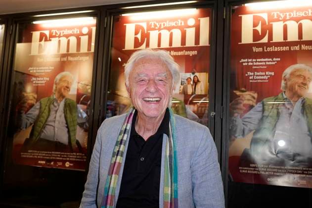 Emil Steinberger bei der Premiere des Dokumentarfilms Typisch Emil - Vom Loslassen und Neuanfangen im Kant Kino. Berlin, 16.06.2025