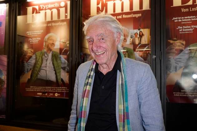 Emil Steinberger bei der Premiere des Dokumentarfilms Typisch Emil - Vom Loslassen und Neuanfangen im Kant Kino. Berlin, 16.06.2025