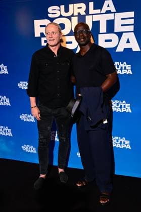 CELEBRITES : Avant Premiere du film SUR LA ROUTE DE PAPA - Paris - 16 06 2025 Emmanuel Petit and Lilian Thuram attend the SUR LA ROUTE DE PAPA premiere on June 16, 2025 in Paris, France. ( Photo by Dante Badano PSNewz ) ParisFrance  Copyright: xx
