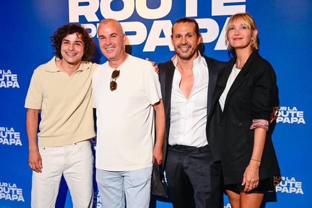 CELEBRITES : Avant Premiere du film SUR LA ROUTE DE PAPA - Paris - 16 06 2025 Caroline Anglade , Oussem Kadri , Nabil AitakkaouaIi and Guest attend the SUR LA ROUTE DE PAPA premiere on June 16, 2025 in Paris, France. ( Photo by Dante Badano PSNewz ) ParisFrance  Copyright: xx
