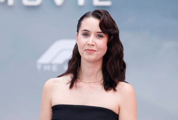 Liz Kingsman arrives on the red carpet for the Apple Original Films & Warner Bros. Pictures F1 World Premiere in Times Square on Monday, June 16, 2025 in New York City.  NYP20250616135 JOHNxANGELILLO