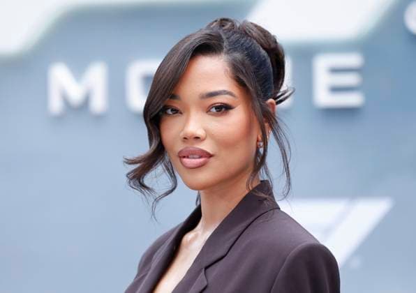 Ming Lee Simmons arrives on the red carpet for the Apple Original Films & Warner Bros. Pictures F1 World Premiere in Times Square on Monday, June 16, 2025 in New York City.  NYP20250616107 JOHNxANGELILLO