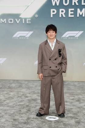 Red carpet arrivals for the World Premiere of Apple Original Films F1 The Movie in Times Square. F1 The Movie will be released in theatre s and in IMAX in partnership with Warner Bros. Pictures on June 27, 2025 Featuring: Yuki Tsunoda Where: New York, New York, United States When: 16 Jun 2025 Credit: Marion Curtis StarPix for Apple Original Films INSTARimages EDITORIAL USE ONLY. NOT FOR USE BY NEWSPAPERS BASED IN THE UK. Copyright: xMarionxCurtisx xStarPixxforxApplexOriginalxFilmsx instar54848224