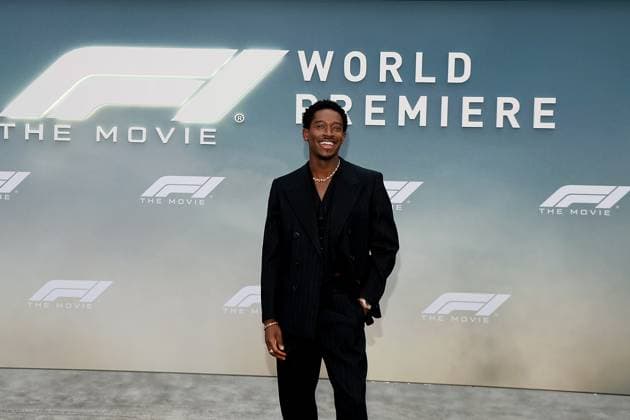 Red carpet arrivals for the World Premiere of Apple Original Films F1 The Movie in Times Square. F1 The Movie will be released in theatre s and in IMAX in partnership with Warner Bros. Pictures on June 27, 2025 Featuring: Damson Idris Where: New York, New York, United States When: 16 Jun 2025 Credit: Marion Curtis StarPix for Apple Original Films INSTARimages EDITORIAL USE ONLY. NOT FOR USE BY NEWSPAPERS BASED IN THE UK. Copyright: xMarionxCurtisx xStarPixxforxApplexOriginalxFilmsx instar54848229