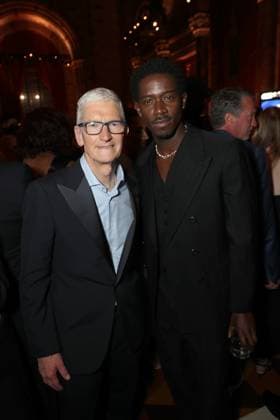 World premiere of Apple Original Films F1 The Movie at Cipriani 42nd Street. F1 The Movie will be released in theatre s and in IMAX in partnership Warner Bros. Pictures on June 27, 2025 Featuring: Tim Cook and Damson Idris Where: New York, New York, United States When: 16 Jun 2025 Credit: Marion Curtis StarPix for Apple Original Films INSTARimages EDITORIAL USE ONLY. NOT FOR USE BY NEWSPAPERS BASED IN THE UK. Copyright: xx instar54848261