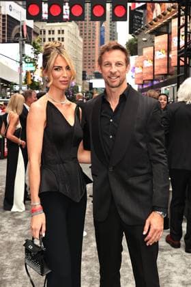 Red carpet arrivals for the World Premiere of Apple Original Films F1 The Movie in Times Square. F1 The Movie will be released in theatre s and in IMAX in partnership with Warner Bros. Pictures on June 27, 2025 Featuring: Jenson Button and Brittny Ward Where: New York, New York, United States When: 16 Jun 2025 Credit: Dave Allocca Starpix INSTARimages EDITORIAL USE ONLY. NOT FOR USE BY NEWSPAPERS BASED IN THE UK. Copyright: xx instar54848297