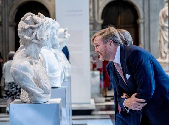Entertainment Themen der Woche KW25 Entertainment Bilder des Tages 17-06-2025 Amsterdam King Willem-Alexander attend the opening of the exhibition Artus Quellinus, Sculptor of Amsterdam at the royal palace in Amsterdam. Â  Copyright: xPPEx