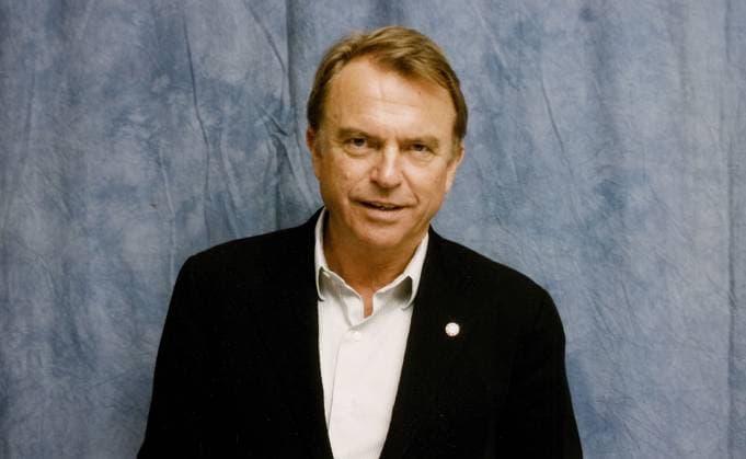 Retro Celebrity Portraits Retro celebrity portraits - Sam Neill, at a press conference event, circa 2000s. File Reference 34888-750RCP Hollywood CA USA For Editorial Use Only - No Tabloids Copyright: xH.F.P.A. THAx
