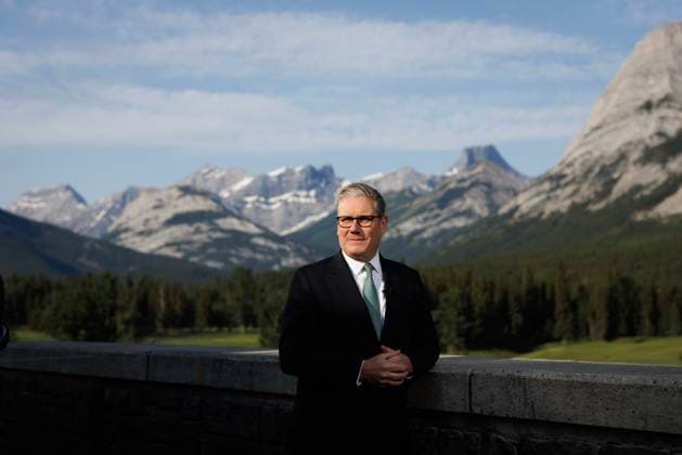 Prime Minister Keir Starmer attends the G7 Summit in Canada 17 06 2025. Kananaskis, Canada. Prime Minister Keir Starmer attends the G7 Summit in the Kananaskis mountain lodge in Canada., Credit:Lauren Hurley Avalon Canada, Kananaskis, Kananaskis  Copyright: xLaurenxHurleyx xAvalonx 1011868037