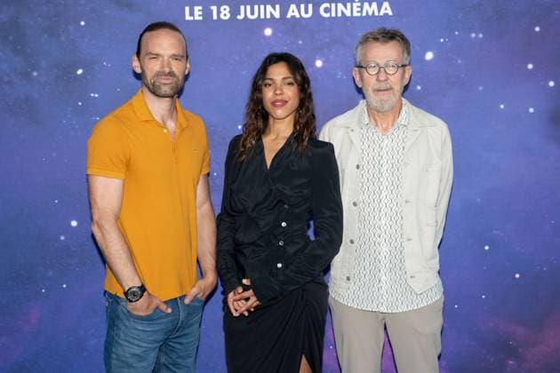 Elio Premiere - Paris AJ Alban Lenoir, Zita Hanrot and Jamy Gourmaud attend the Elio by Dysney Pixar Premiere at Saint Cloud Park on June 17, 2025 in Paris, France. Photo by Alexis Jumeau ABACAPRESS.COM Paris France  Copyright: xJumeauxAlexis ABACAx