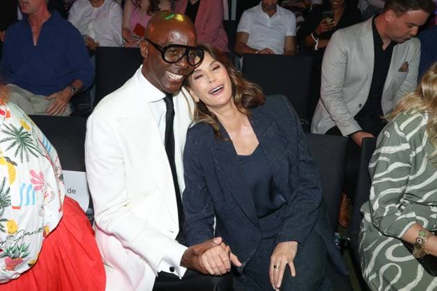 Ernsting s family Fashion Show Hamburg, 17.06.2025 Elisabeth Röhm, Teri Hatcher und Bruce Darnell bei der Ernsting s family Fashion Show im Empire Riverside Hotel in Hamburg Hamburg Copyright: xMatthiasxGränzdörferx