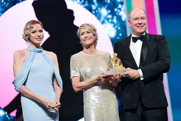 Festival de television de Monte Carlo 2025 Ceremonie de cloture Robin Wright, Princess Charlene de Monaco ,Prince Albert II de Monaco NO TABLOIDS 446035 2025 06 17  Copyright: xLionelxGuericolas MPPx STAR_446035_007
