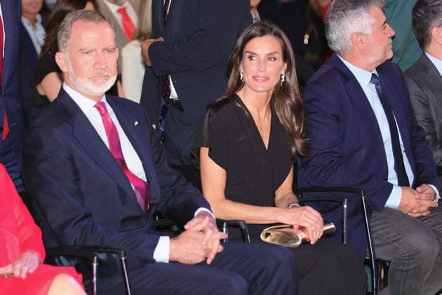 Spanish King Felipe VI and Queen Letizia during the delivery of the King of Spain International Journalism Awards in Madrid on Wednesday, June 2025. Cordon Press 