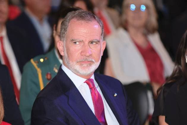 Spanish King Felipe VI and Queen Letizia during the delivery of the King of Spain International Journalism Awards in Madrid on Wednesday, June 2025. Cordon Press 