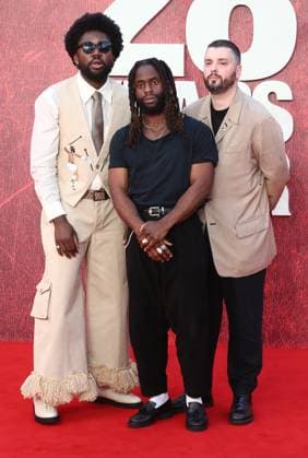 28 Years Later world premiere in London Alloysious Massaquoi, Kayus Bankole and Graham Hastings from Young Fathers at the 28 Years Later world premiere at the Odeon Luxe Leicester Square in London, England. London Odeon Luxe Leicester Square UK Copyright: xFredxDuvalx