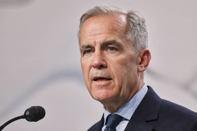 Kananaskis, Alberta, Kanada, 18.06.2025: Mountain Lodge: G7-Gipfel 2025: Der kanadische Premierminister Mark Carney spricht auf der Abschlusspressekonferenz Copyright: xdtsxNachrichtenagenturx dts_71276
