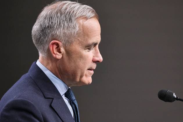 Kananaskis, Alberta, Kanada, 18.06.2025: Mountain Lodge: G7-Gipfel 2025: Der kanadische Premierminister Mark Carney spricht auf der Abschlusspressekonferenz Copyright: xdtsxNachrichtenagenturx dts_71297
