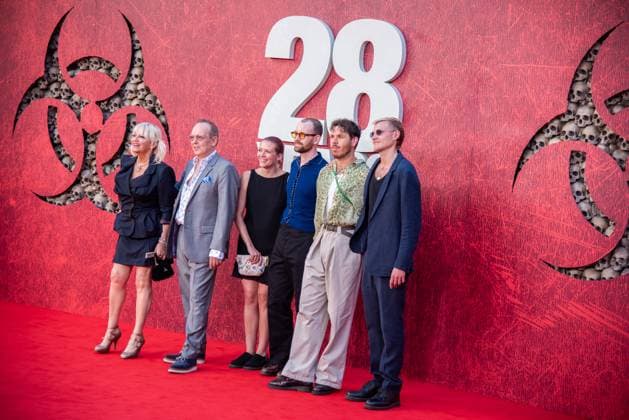 28 Years Later World Premiere at the Odeon Luxe Leicester Square in London - 18 Jun 2025 Camille Coduri, Christopher Fulford, Rosa Coduri and guests attend the 28 Years Later World Premiere at the Odeon Luxe Leicester Square. London United Kingdom Copyright: xLoredanaxSangiulianox xSOPAxImagesx LSangiuliano-6603