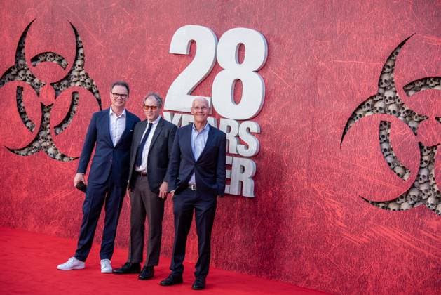 28 Years Later World Premiere at the Odeon Luxe Leicester Square in London - 18 Jun 2025 Peter Rice, Chairman, Disney General Entertainment Content, The Walt Disney Company, Sanford Panitch, President, Sony Pictures Entertainment Motion Picture Group and Robert Newman attend the 28 Years Later World Premiere at the Odeon Luxe Leicester Square. London United Kingdom Copyright: xLoredanaxSangiulianox xSOPAxImagesx LSangiuliano-6627