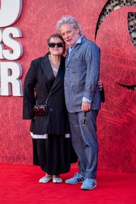 June 18, 2025, London, United Kingdom: Dalia Ibelhauptaite and Dexter Fletcher attend the 28 Years Later World Premiere at the Odeon Luxe Leicester Square. London United Kingdom - ZUMAs197 20250618_aaa_s197_449 Copyright: xLoredanaxSangiulianox