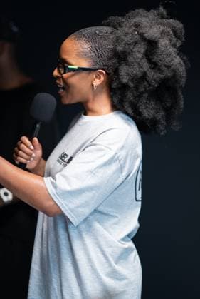 Big Man London Premiere in London, UK - 18 Jun 2025 Julie Adenuga attends the Big Man London Premiere at BFI Southbank. Big Man is a short film shot on iPhone 16 pro and presented by Apple and Merky Films. London United Kingdom Copyright: xLounisxTiarx xSOPAxImagesx _DSC6107