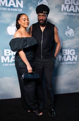 Big Man London Premiere in London, UK - 18 Jun 2025 Tom Moutchi (R) attends the Big Man London Premiere at BFI Southbank. Big Man is a short film shot on iPhone 16 pro and presented by Apple and Merky Films. London United Kingdom Copyright: xLounisxTiarx xSOPAxImagesx DSC01853