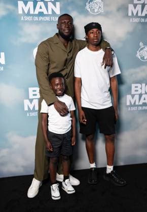 June 18, 2025, London, United Kingdom: Michael Ebenezer and his nephews attend the Big Man London Premiere at BFI Southbank. Big Man is a short film shot on iPhone 16 pro and presented by Apple and Merky Films. London United Kingdom - ZUMAs197 20250618_aaa_s197_516 Copyright: xLounisxTiarx