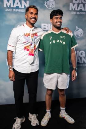 June 18, 2025, London, United Kingdom: William Rayfet-Hunter (L) attends the Big Man London Premiere at BFI Southbank. Big Man is a short film shot on iPhone 16 pro and presented by Apple and Merky Films. London United Kingdom - ZUMAs197 20250618_aaa_s197_529 Copyright: xLounisxTiarx