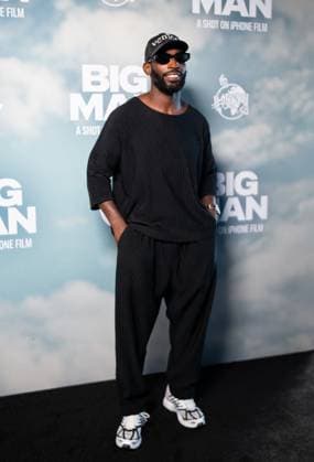 Big Man Premiere - London LONDON, ENGLAND - JUNE 18: Tinie Tempah attends the Big Man London Premiere, at BFI Southbank on June 18, 2025 in London, England. Big Man is a short film shot on iPhone 16 pro and presented by Apple and Merky Films. Photo by Lounis Photography ABACAPRESS.COM London United Kingdom  Copyright: xLounisPhotography ABACAx